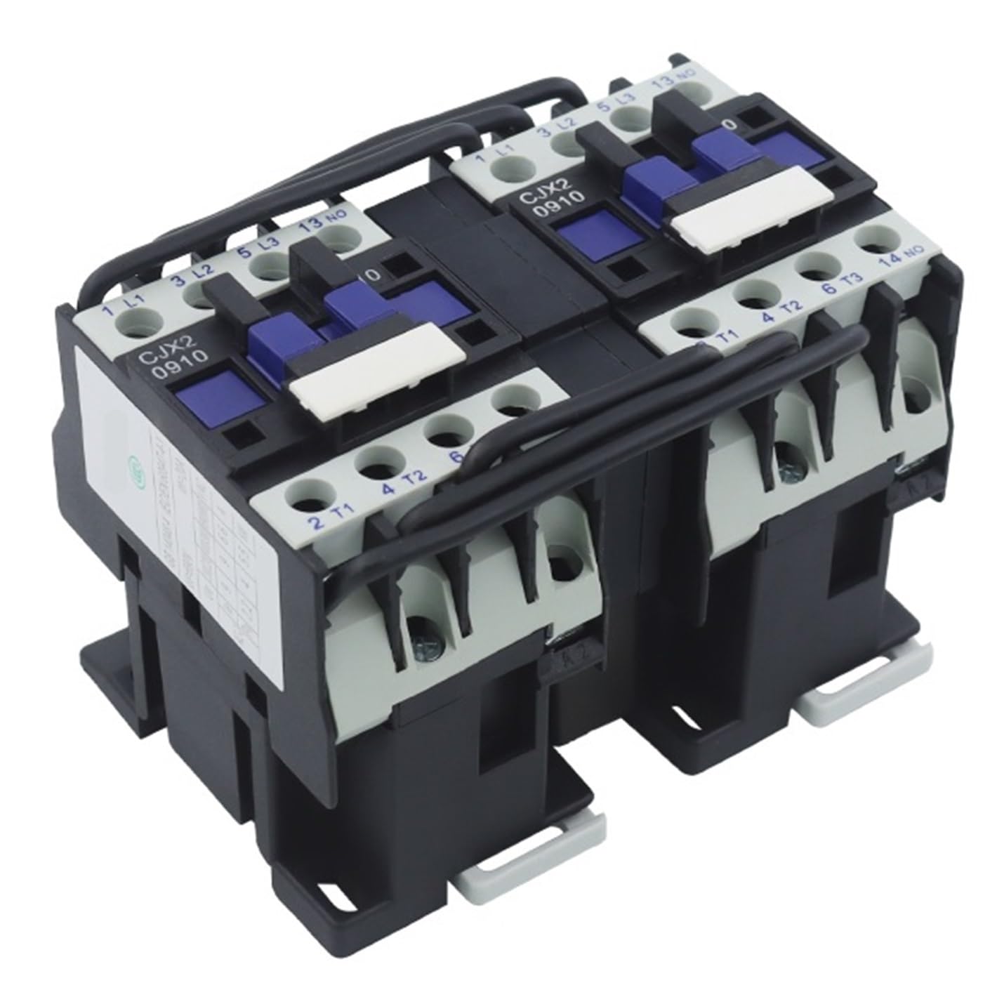 CJX2-0910N 0901N 1210N 1201N 1810N 1801N Contactor De Marcha Atrás Voltaje Enclavamiento Mecánico 380V 220V 110V 36V 24V(CJX2-1801N,24V)
