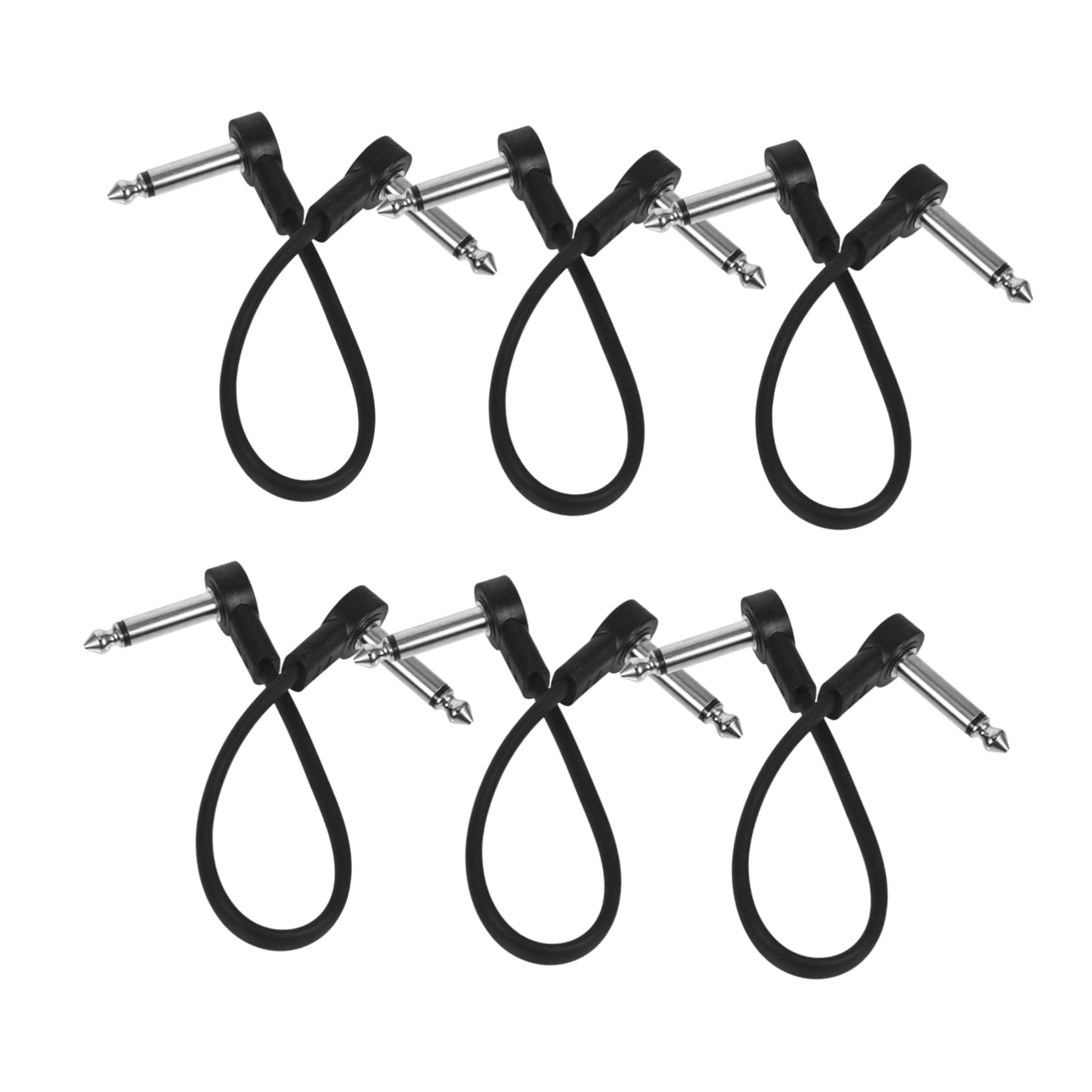 2 Sets Pedal-patchkabel Gitarren-patchkabel Leicht für Musiker Unterwegs 6 Stück