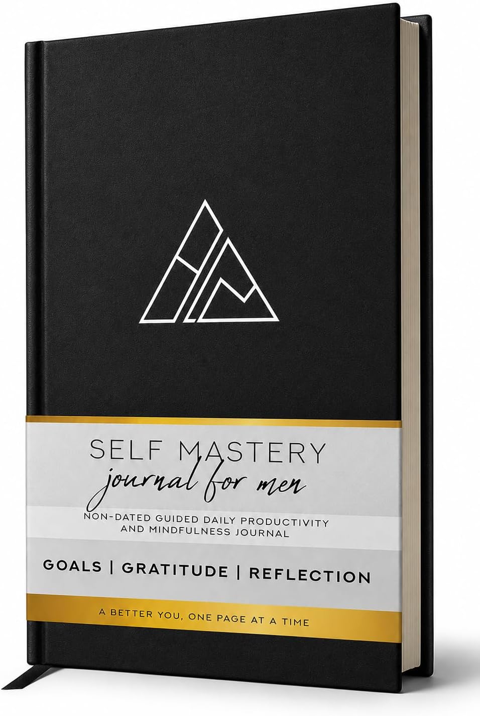 Realizations Self-Mastery Journal for Men - Daily Productivity for Happiness, Gratitude, Mindfulness, Self Care & Reflection – Goal/Guided Journal for Men & Women – Inspirational