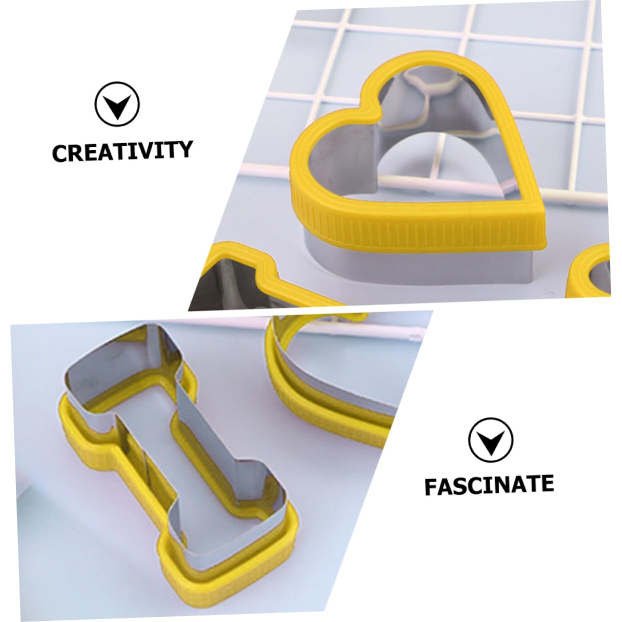 MAGICLULU 9stücke Teiliges Buchstaben-ausstecher Für Fondant Und Kekse Wiederverwendbare Backzubehör Für -dekoration Und Romantische Anlässe Für Herz-kekse Und