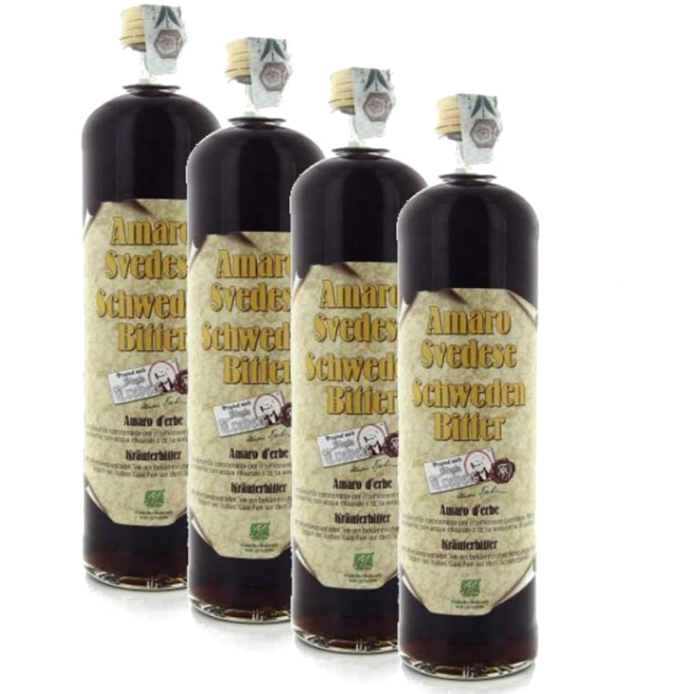 Amaro svedese Maria Treben 500 ml (formula originale) | 4 Confezioni