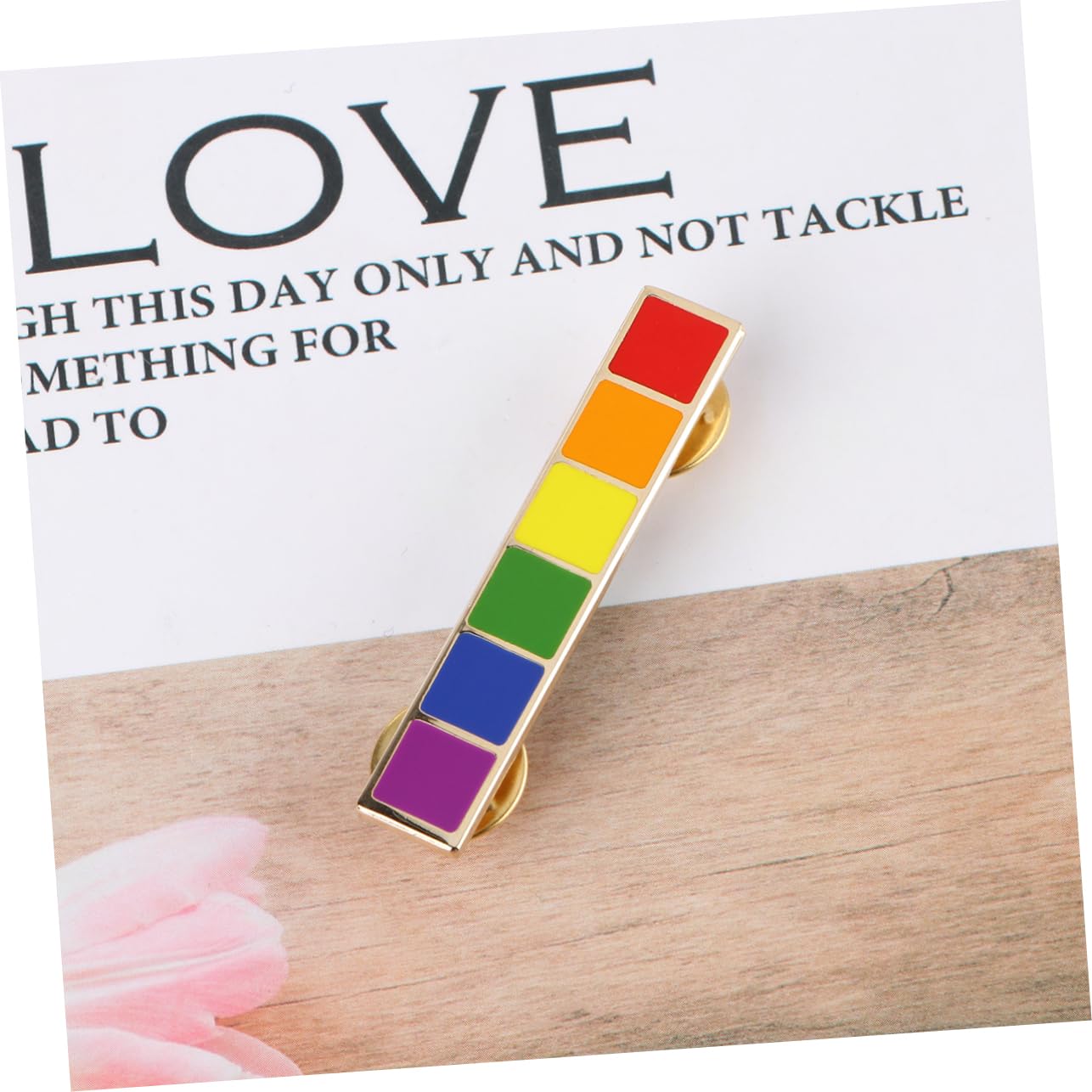 SOIMISS 3stücke Rainbow Anstecknadel Delikate Brosche Regenbogenfarben Für Lgbt-stolz Modisches Abzeichen Für Outfits Und Anlässe Hochwertiges Elegantes Design Für Jeden Anlass