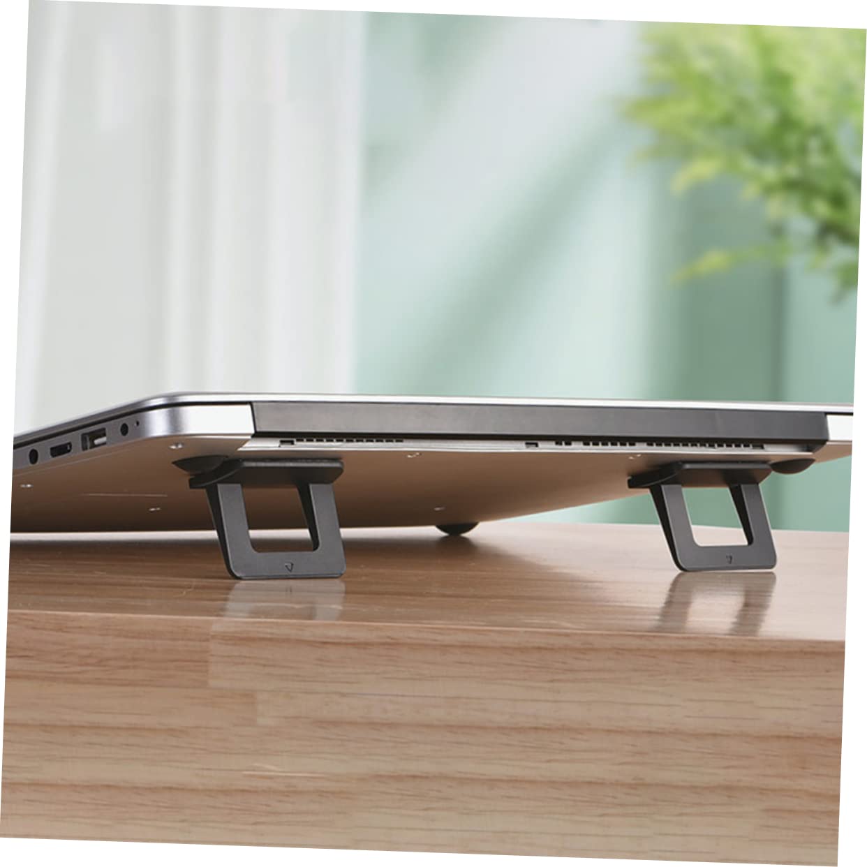 UKCOCO 4pares Soporte Plegable para Portátil Ergonómico Elevador De Laptop para Oficina y Hogar Diseño Compacto y Portátil Compatible Laptops y Tablets