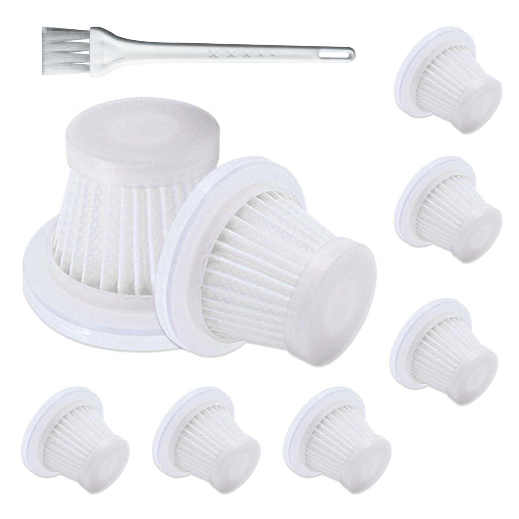 8 Pack lt-117c Multifunction Vacuum Cleaner Filter Replacement Compatible with KMM Handheld Car Vacuum Cleaner Filters, Model LT-117C, Washable Hepa Filter for Car, Home, Office, Pet