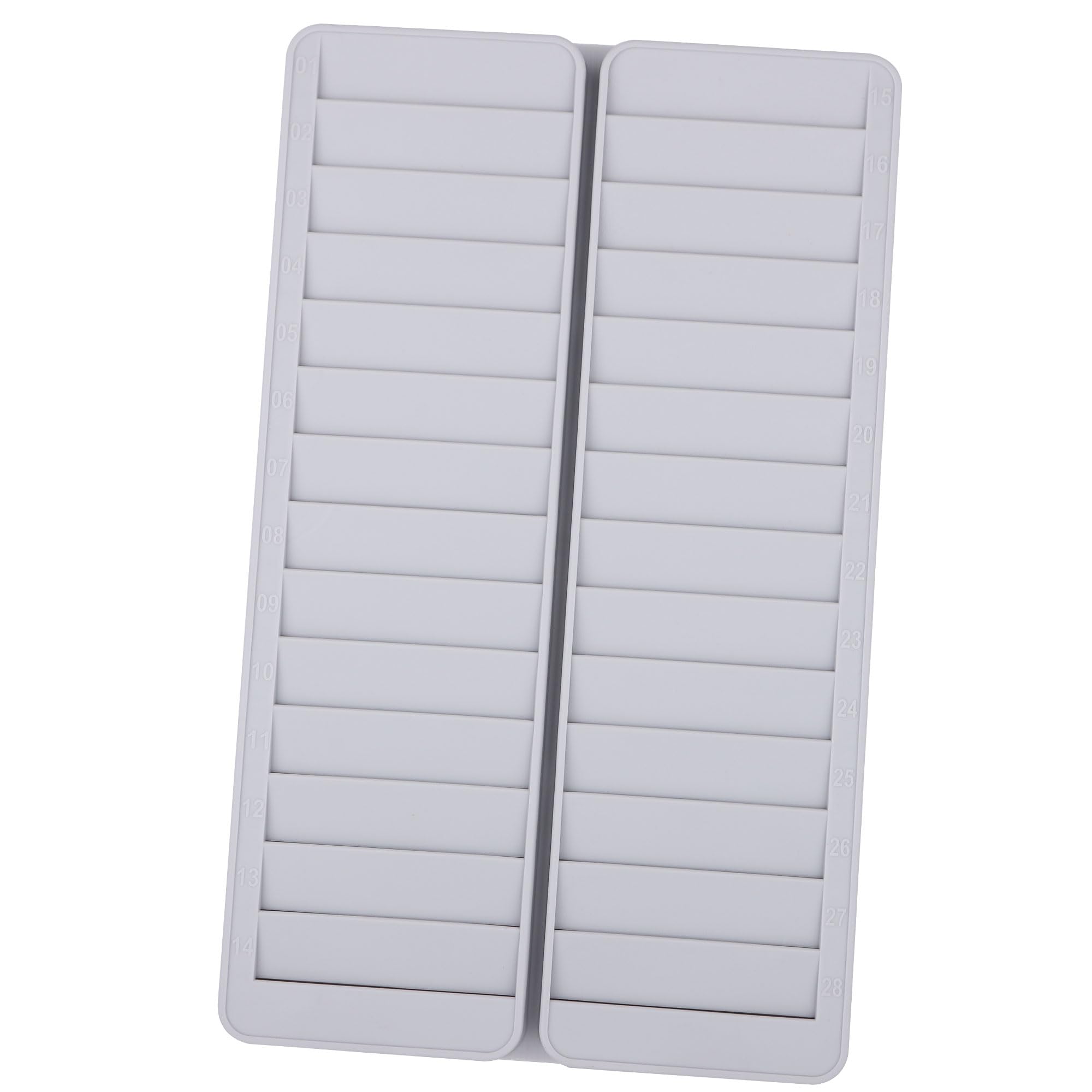 Time Card Holder, Time Card 28 Pockets Slots Wall Mounted Stacking Rack Holder for Employees, Payroll Recorders for Office Factory Supplies