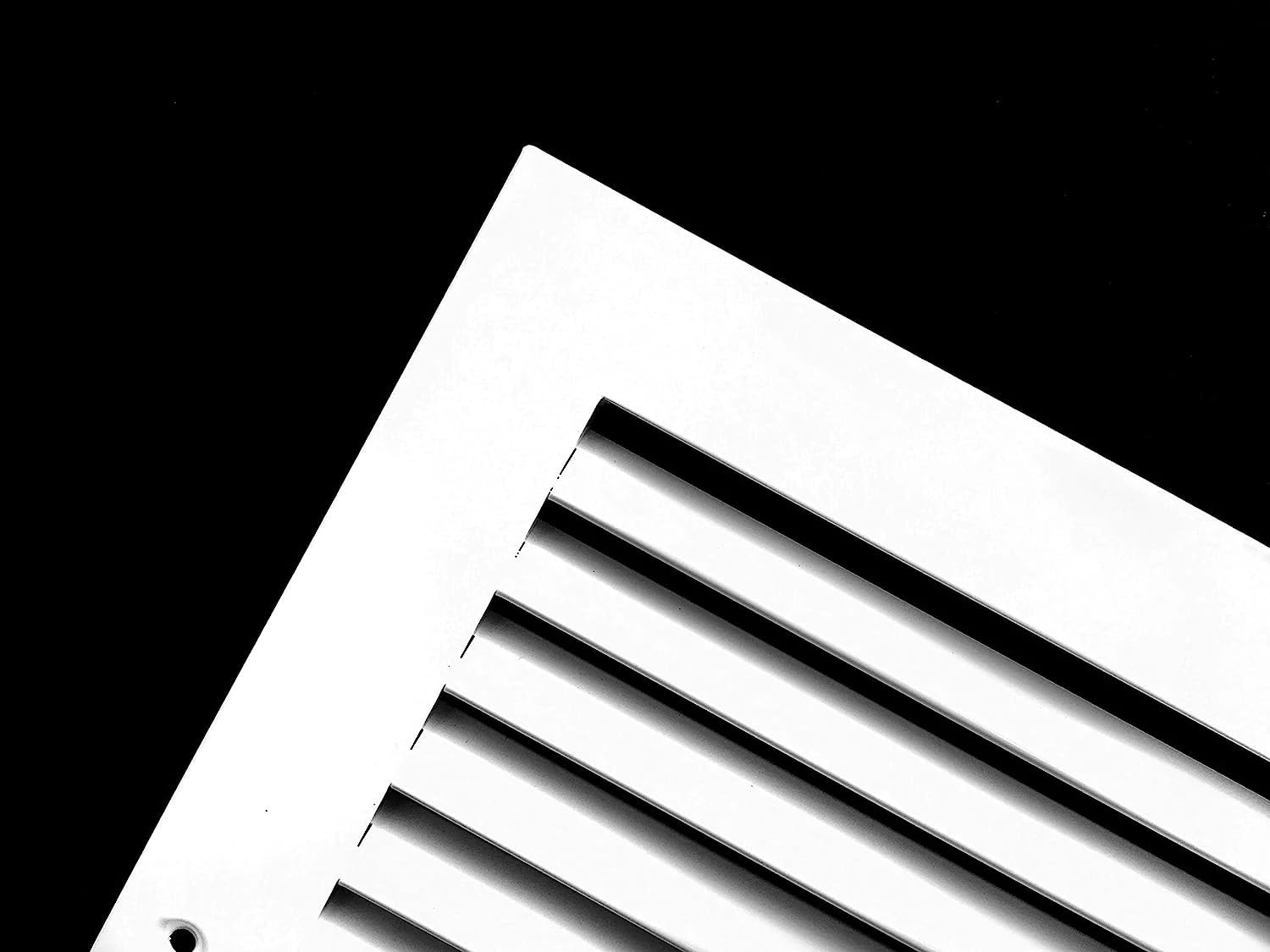 HVAC Premium Rejilla de retorno de aluminio de 8 x 8 pulgadas, fácil flujo de aire, rejillas lineales de barra [dimensiones exteriores: 9.5 pulgadas de ancho x 9.5 pulgadas de alto]