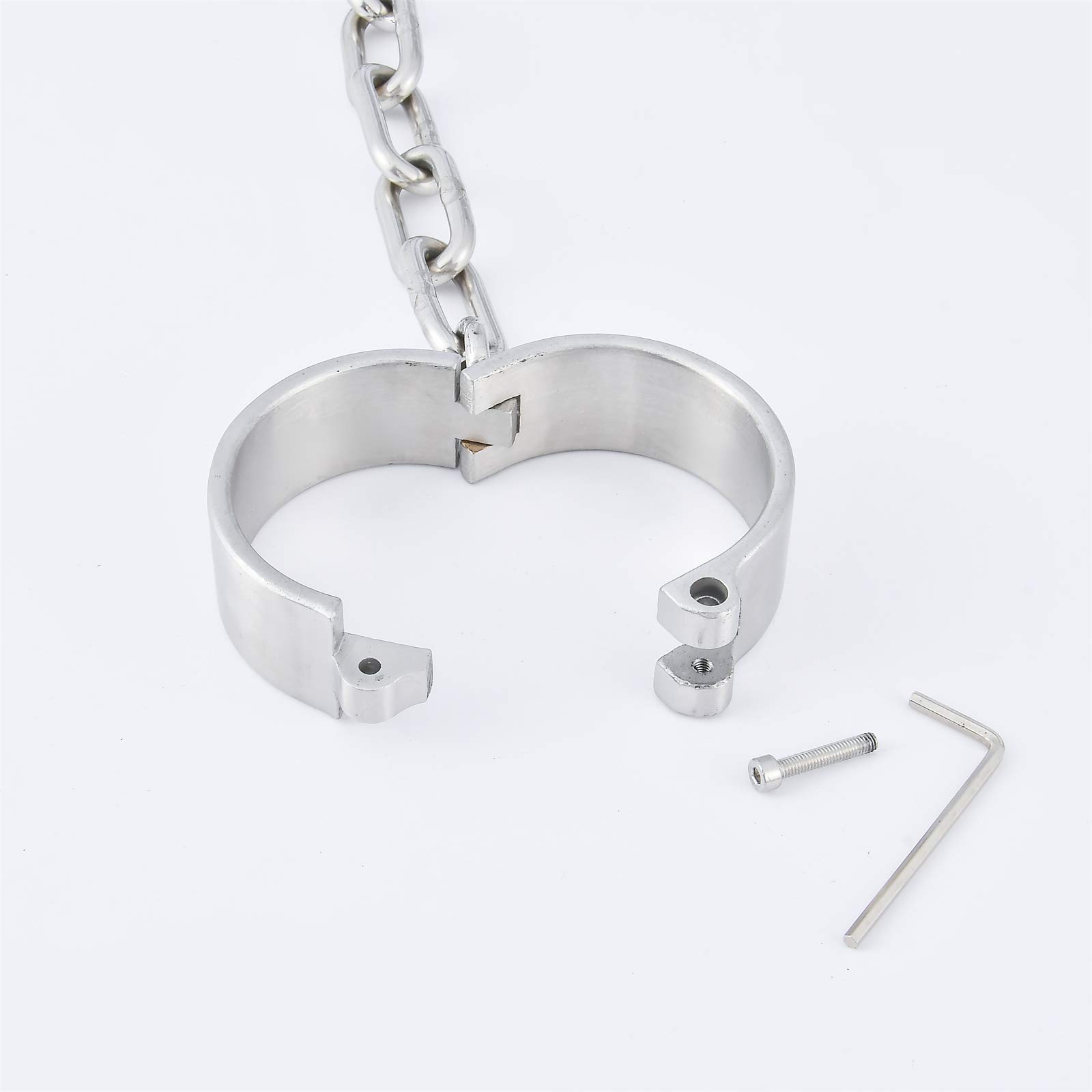 Erotik Metall Sex Bondage Set, Bondageset Extrem Sex, BDSM Extreme Bondage, Mit Handschellen Und Kragen, Sexspielzeug Für Erwachsene, Sklave/Folter/Fetisch,Women's