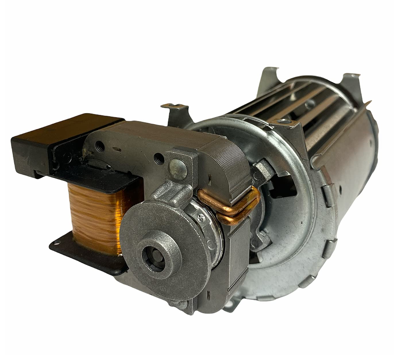 ERICAMBI, Ventilatore Tangenziale per Stufe a Pellet TGA 60/1-90/15 EMMEVI - FERGAS 112217, Ø Ventola 60mm, Dimensione Bocchetta 95x40mm, Lunghezza Totale 158mm