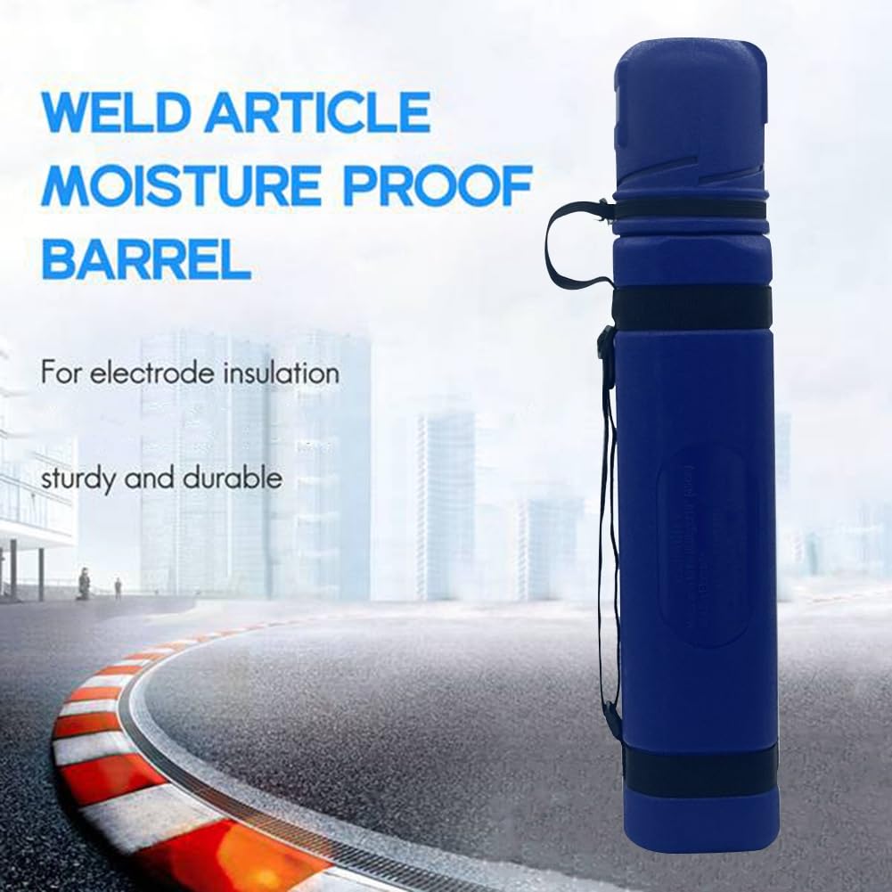 Lizusidtsy 1 PCS Welding Weld Electrode Rod Storage Tube Container Hold Cannister with Straps