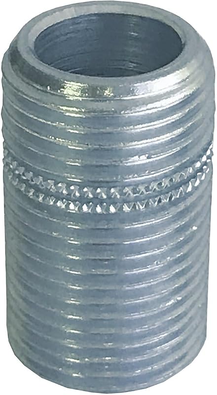 Niple para filtro Derale 98020 com rosca 3/4-16 – Prata