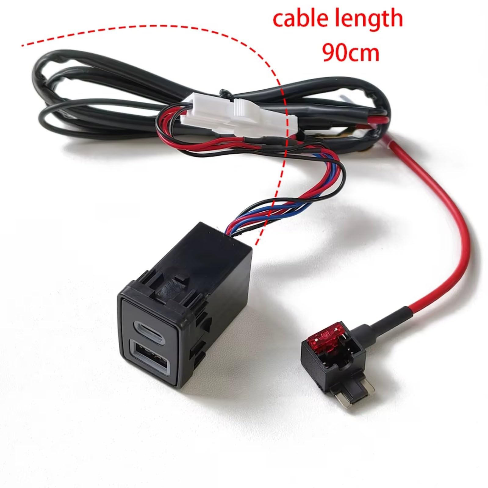 Compatible Avec Nissan Pour Teana Pour Sylphy Pour Qashqai 12 V 24 V Double Pour Type C PD QC3.0 Prise USB Étanche Remplacement Haute Vitesse Interface USB AUX voiture