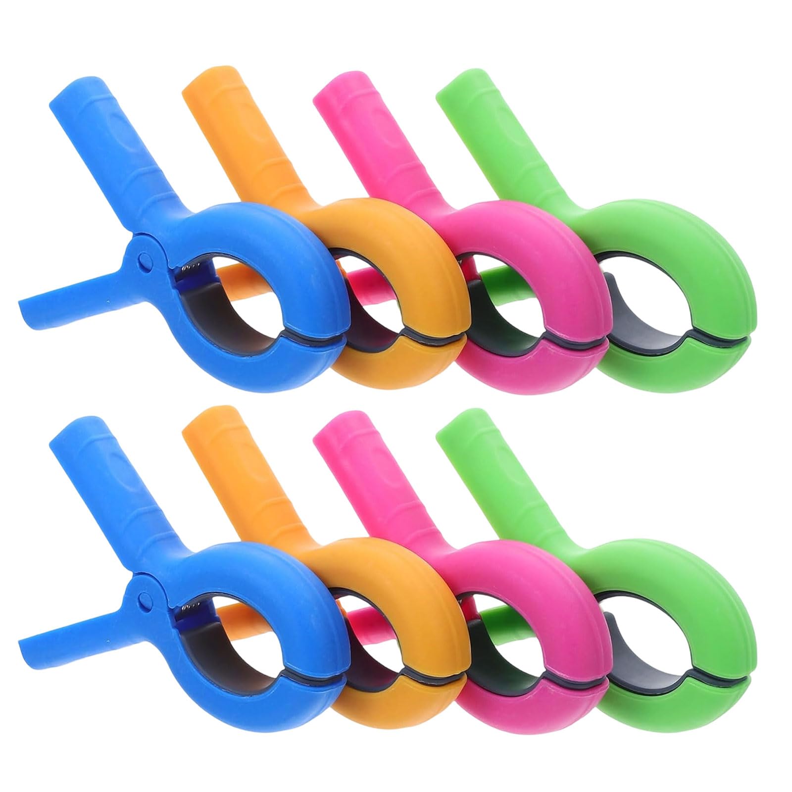8 Pcs Towel Clips for Sun Loungers, Towel Pegs for Sun Lounger, Large Beach Towels Clips for Pool Chair, Laundry, Sunbeds, Blankets, Garden
