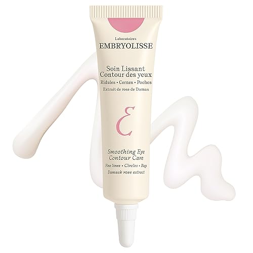 Embryolisse Cuidado suavizante del contorno de ojos. Tratamiento revitalizante en crema de gel. Reduce líneas finas, círculos, hinchazón, 0.50 onzas