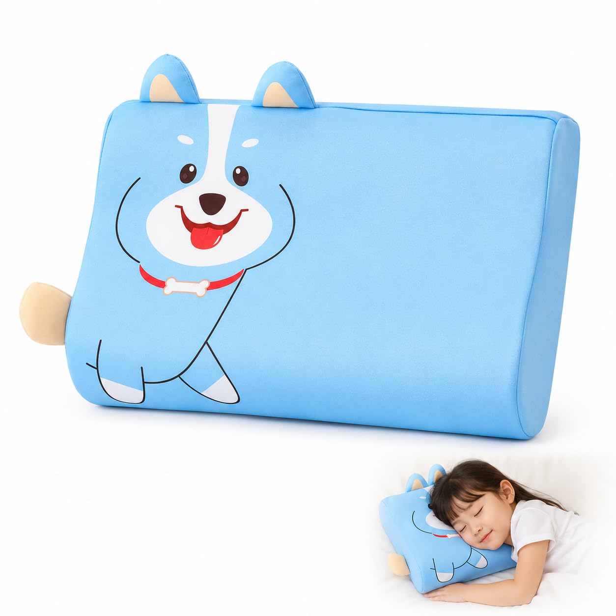 Navea Snuggle Buddy Pillow, Memory Foam Sensory Pillow, Animal Design