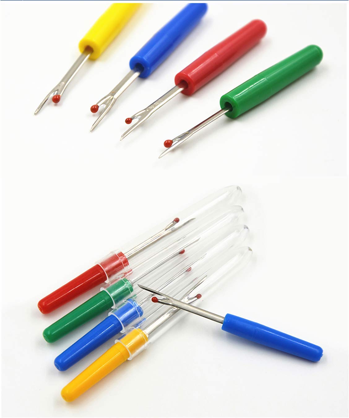 HuiYouHui 15 Piece Seam Ripper,Cross-Stitch Stitch Thread Unpicker Ripper, for Opening Seams and Hems,Multicolor