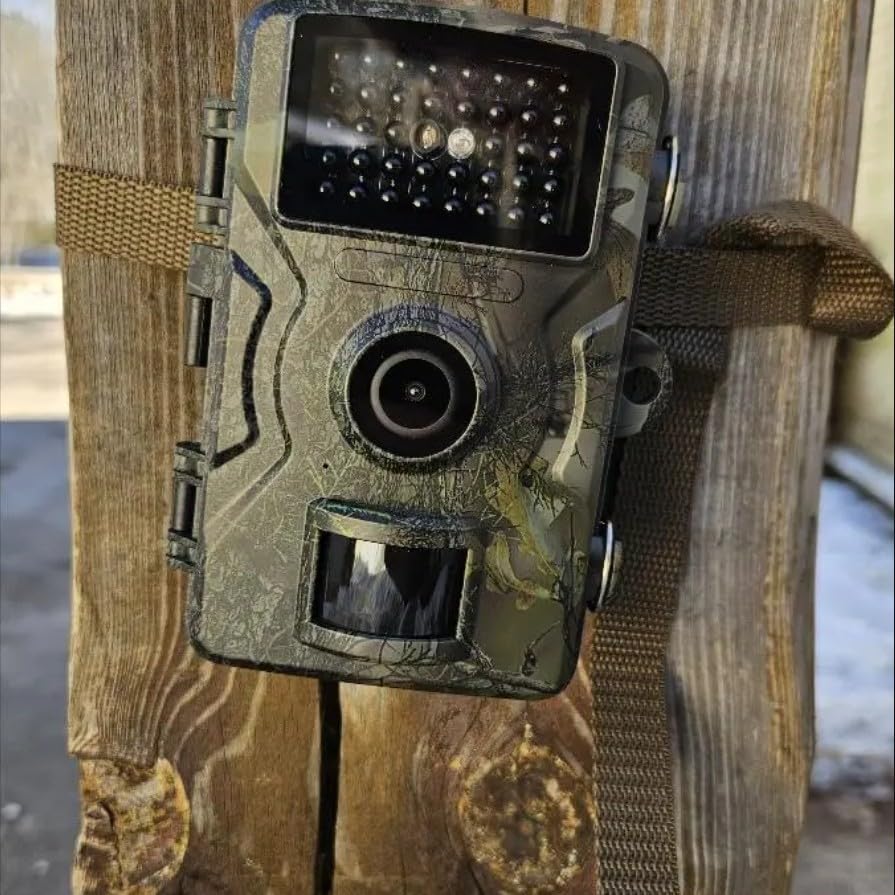Wildkamera, 4K Wildtierkamera, Nachtsichtkamera, 32MP Tierkamera mit Bewegungsmelder Nachtsicht, 32GB SD Karte & IP66 Wasserdicht 0,1s Auslösezeit, Bewegungssensor, Infrarot-Nachtsicht bis 20m