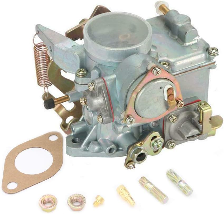 TRIL GEAR Car Carburetor Compatible with 1971-1979 Beetle Super Beetle 1.6L H4 34PICT With 12V Electric Choke 113129031K 98-1289-B : Automotive