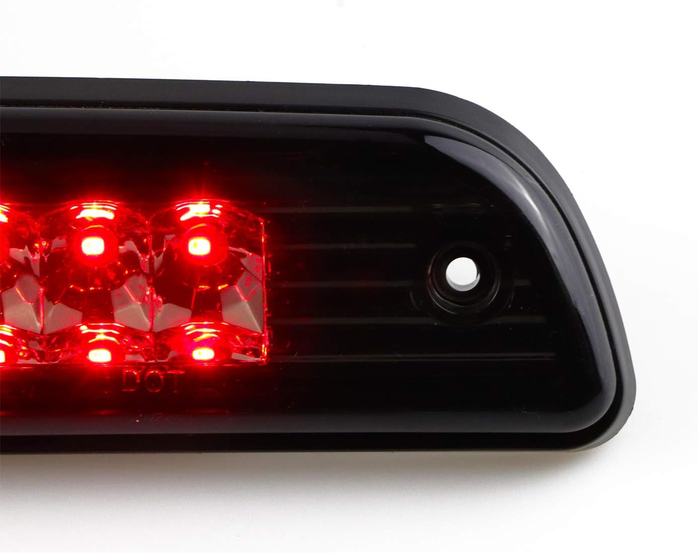Tresound for 1995-2015 Toyota Tacoma 3rd Third Brake Light High Mount Stop Light, 2016-2023 Fit for Extended Cab Pickup Model Only (Chrome + Smoke Lens)