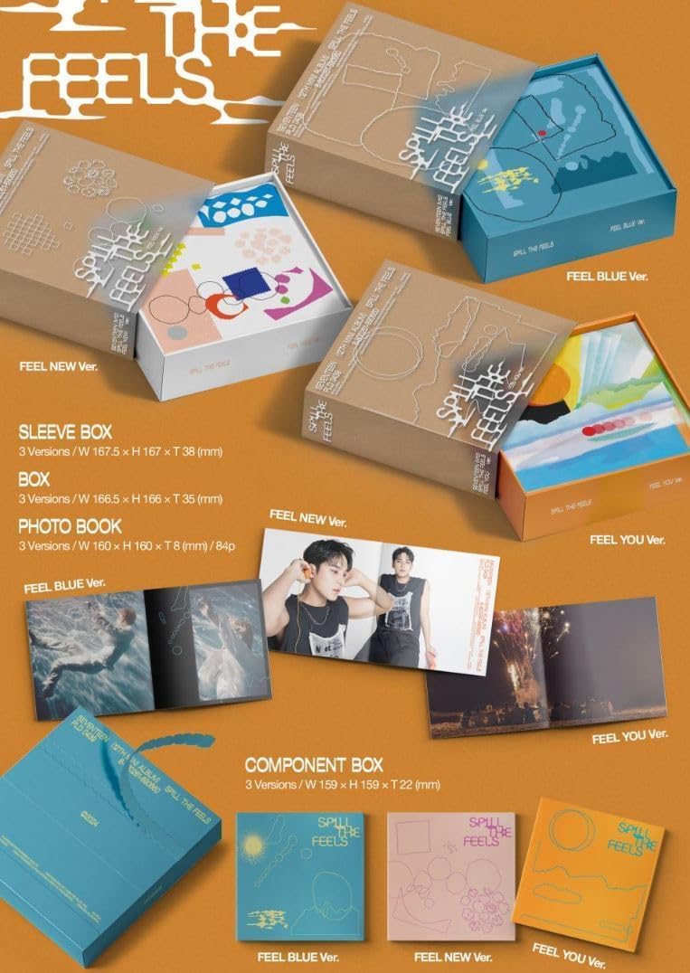 Amazon.com: SEVENTEEN SPILL THE FEELS 12th Mini Album Standard