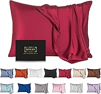 Vista 38 de Funda de almohada de seda de morera para cabello y piel, funda de almohada de seda de morera de tamaño king refrescante con cremallera oculta