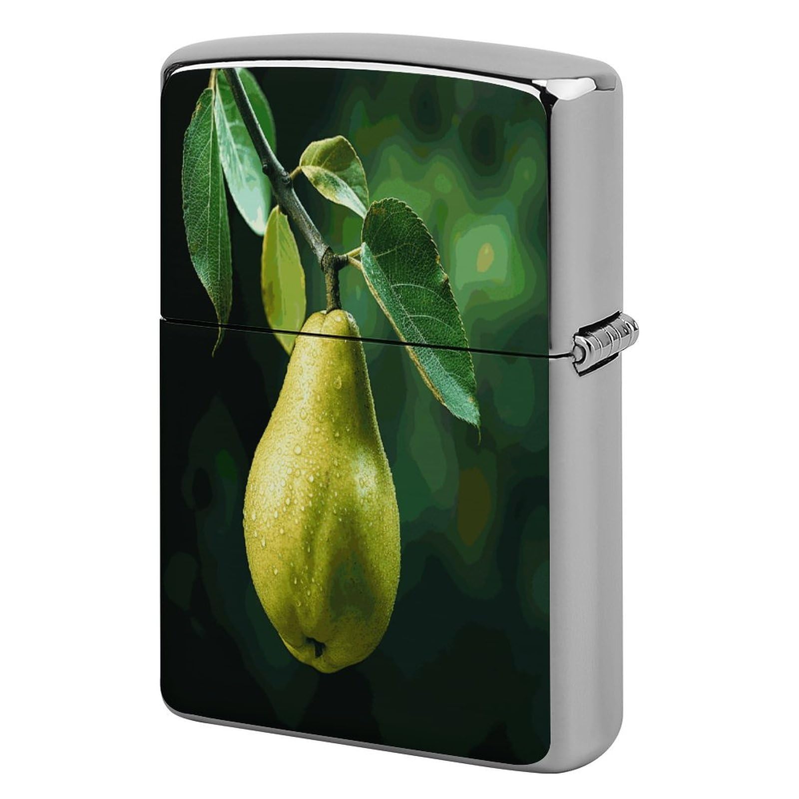Fekiloot Style Pears On The Tree Lighter Case Cover Metal Lighter Case