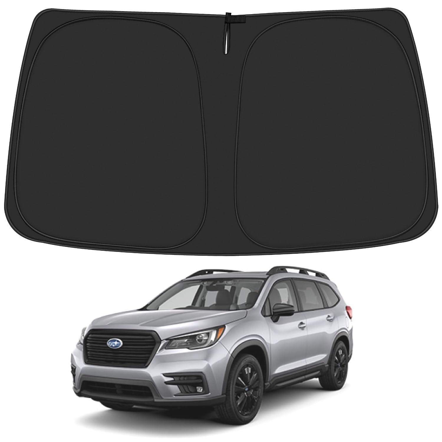 ULROLIT Windshield Sun Shade for 2019-2025 Subaru Ascent Accessories, Foldable Window Sunshade Sun Visor Protector, Front Windshield Sunshade Sun Shield Blocks UV Rays Heat