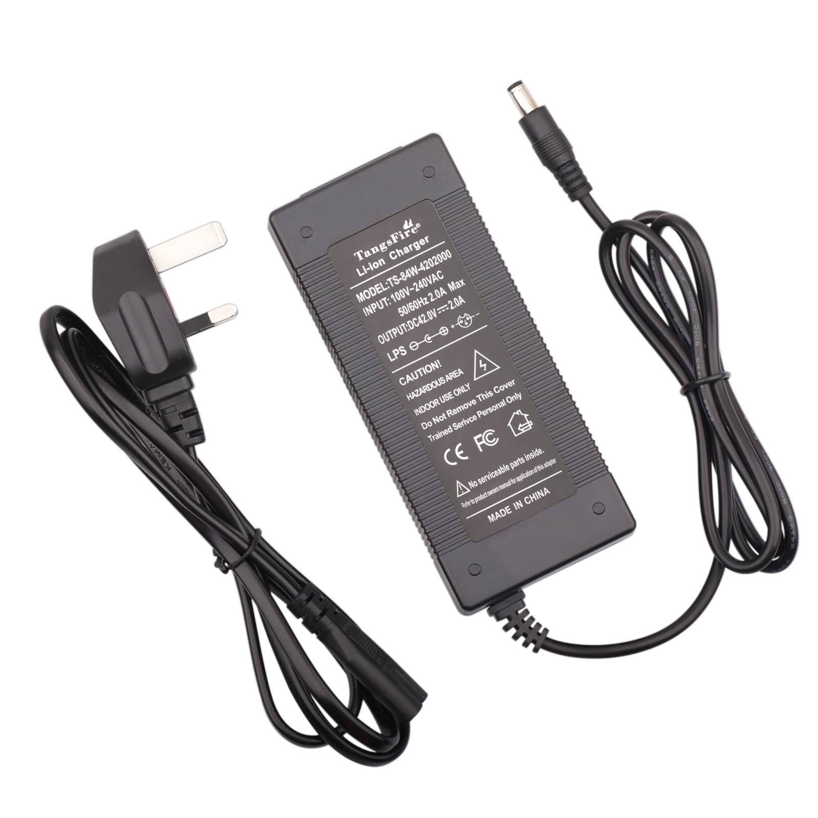 36V Battery Charger 42V 2A Electric Scooter Charger for Mobility Scooter 42V Ebike Charger E-bike Compatible with E-scooters GOTRAX Hiboy Swagtron Jet