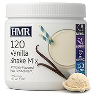 Vista 7 de HMR 120 Vanilla Shake Polvo de reemplazo de comida Mezcla de batido de vainilla para apoyar la pérdida de peso saludable 12g de proteína