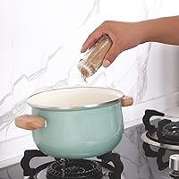 Vista 4 de 2 tarros de especias negras, botellas de vidrio de condimentos de 3 onzas, recipiente para especias, frascos de especias vacíos, botellas redondas