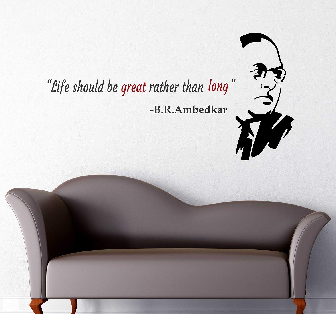 Wallstick B.R.AMBEDKAR wallstickers (Vinyl 100 cm x 50 cm)-image-5