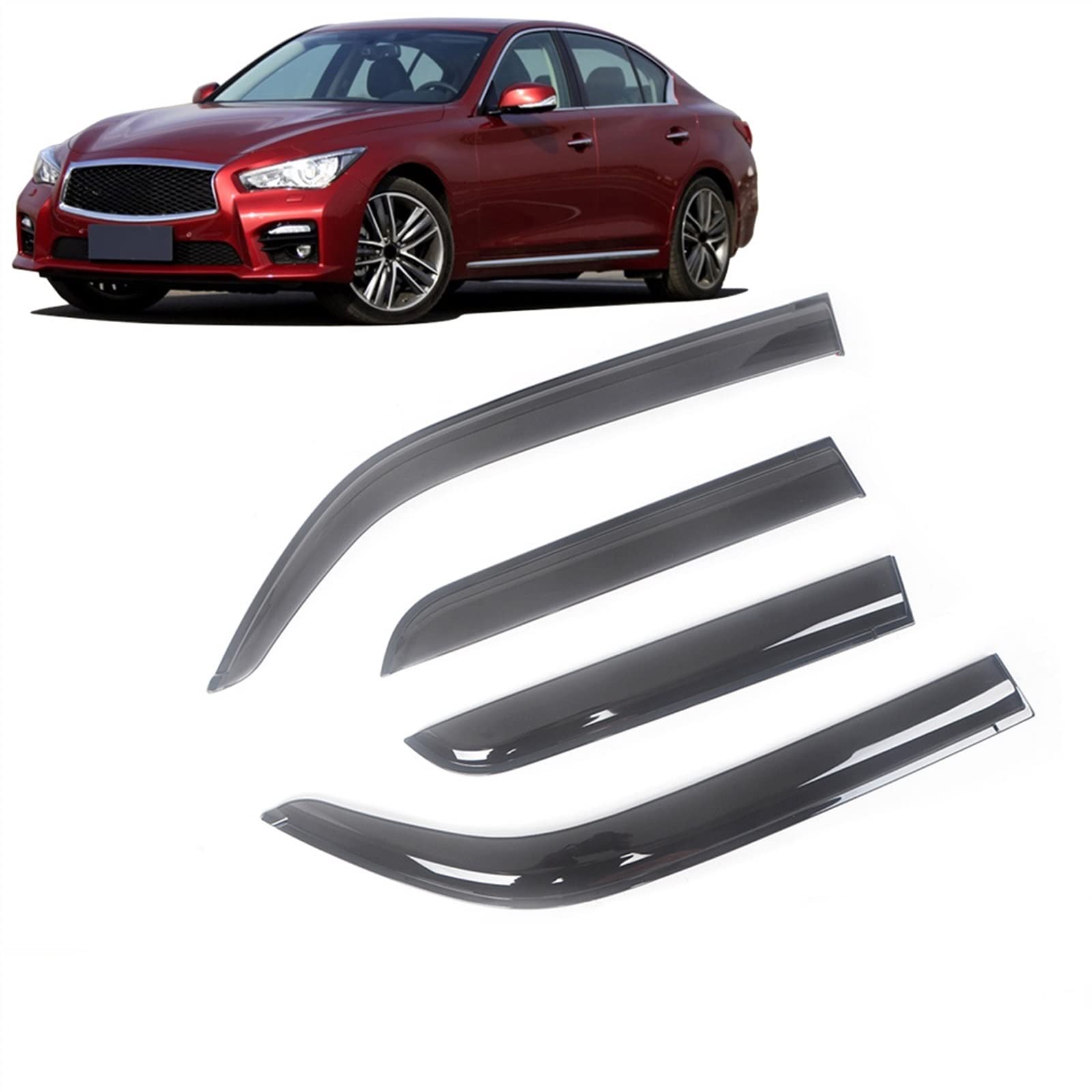 Déflecteurs de vitre Infiniti Q50 pour rouler au frais sans buée ni courants d'air