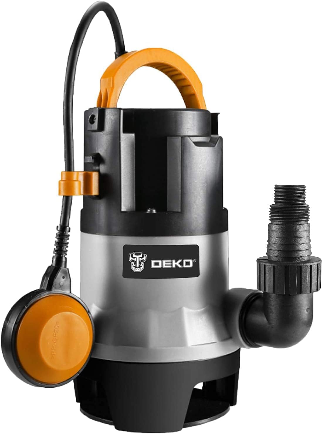DEKOPRO 水中ポンプ 750W 底部入水式 循環ポンプ 50・60HZ通用 最大吐出量12500L/H 揚程8M 汚水 清水用 ガーデン 水耕栽培 水族館給水 排水 ポンプ