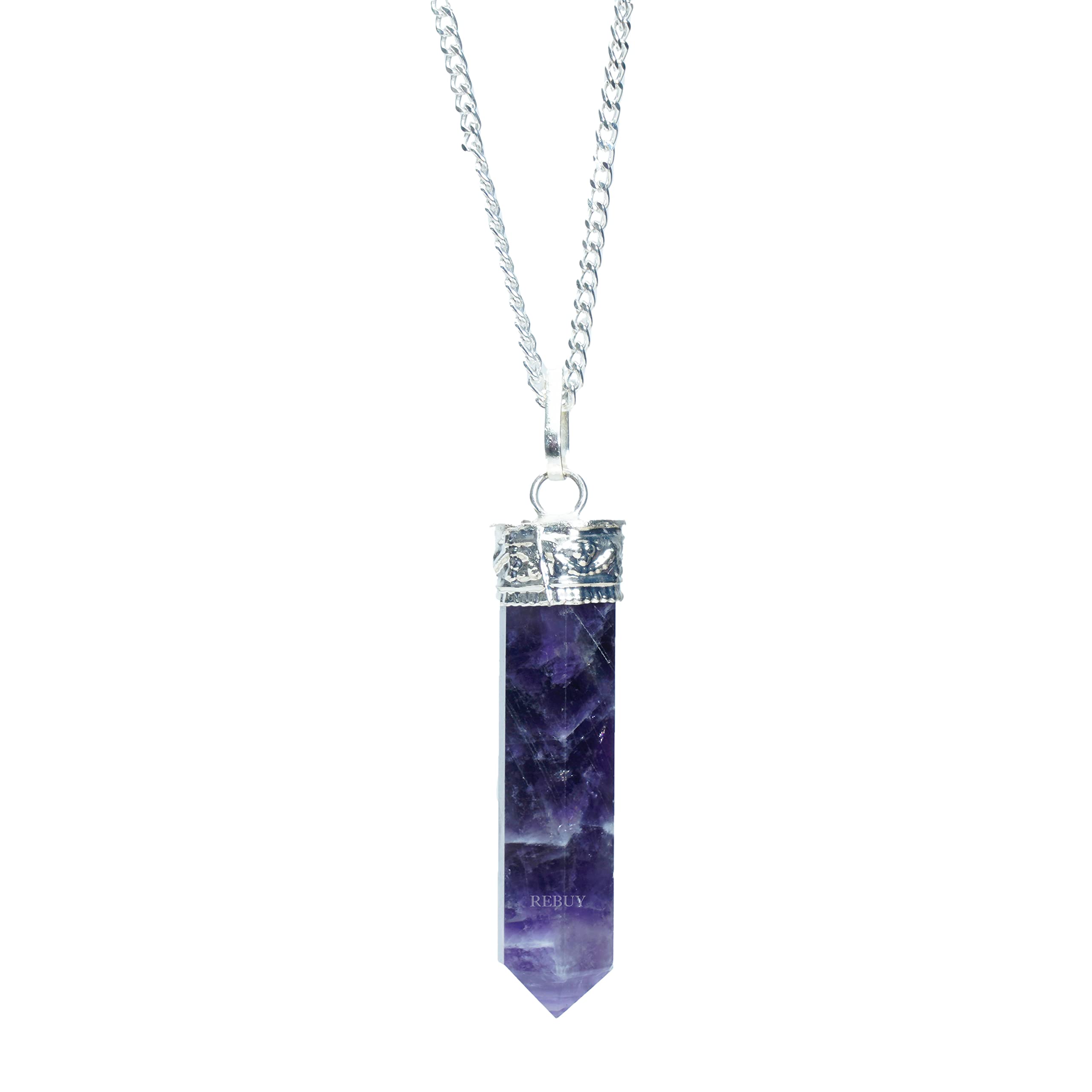 See full amazon price history chart for REBUY Natural Amethyst Pendant Crystal Pencil Shape Healing Gemstone with Chain | Jewellery Gift for Women & Men REBUY Natural Amethyst Pendant Crystal Pencil Shape Healing Gemstone with Chain | Jewellery Gift for Women & Men (B0BW4C3Q2B) Amazon Price History, Amazon Price Tracker
