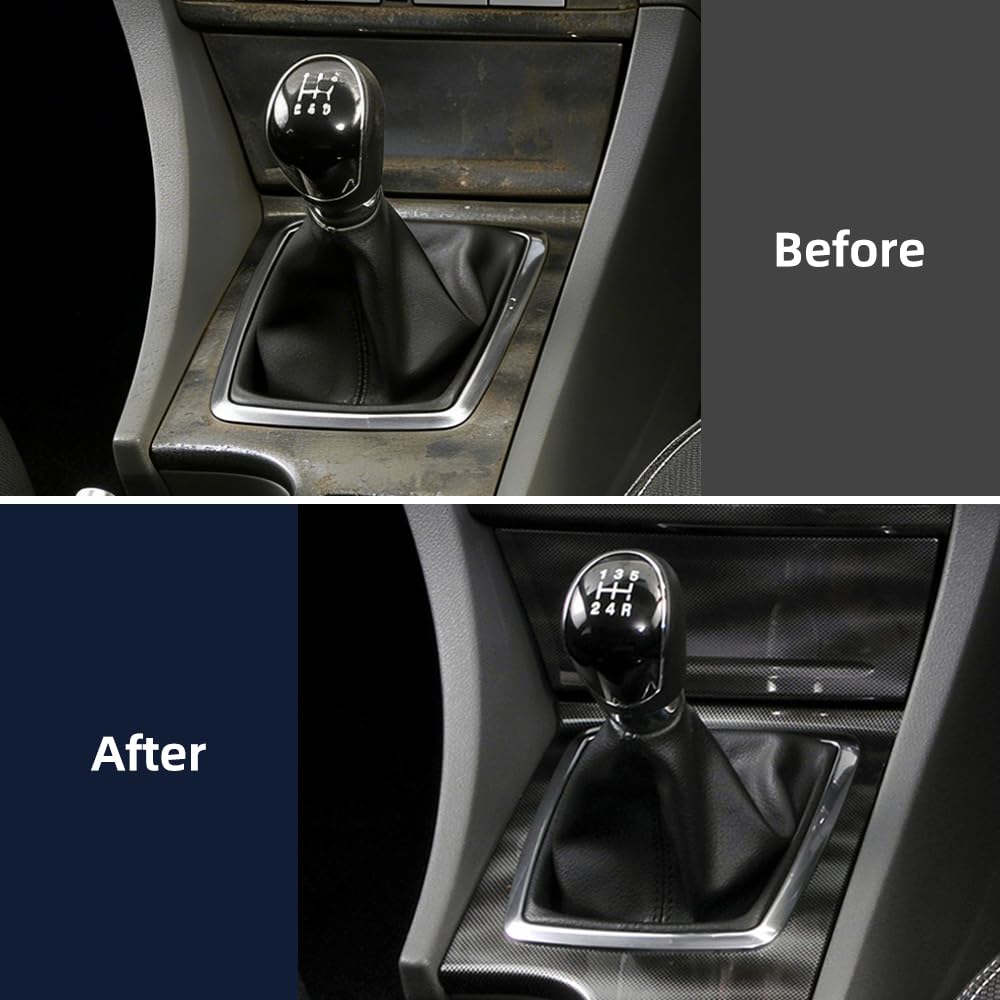 5/6-Gang- Manueller-Schaltknauf, für For-d Fo-cus 2 MK2 FL (Facelift 2008-2011 (5-Gang-Schwarz)