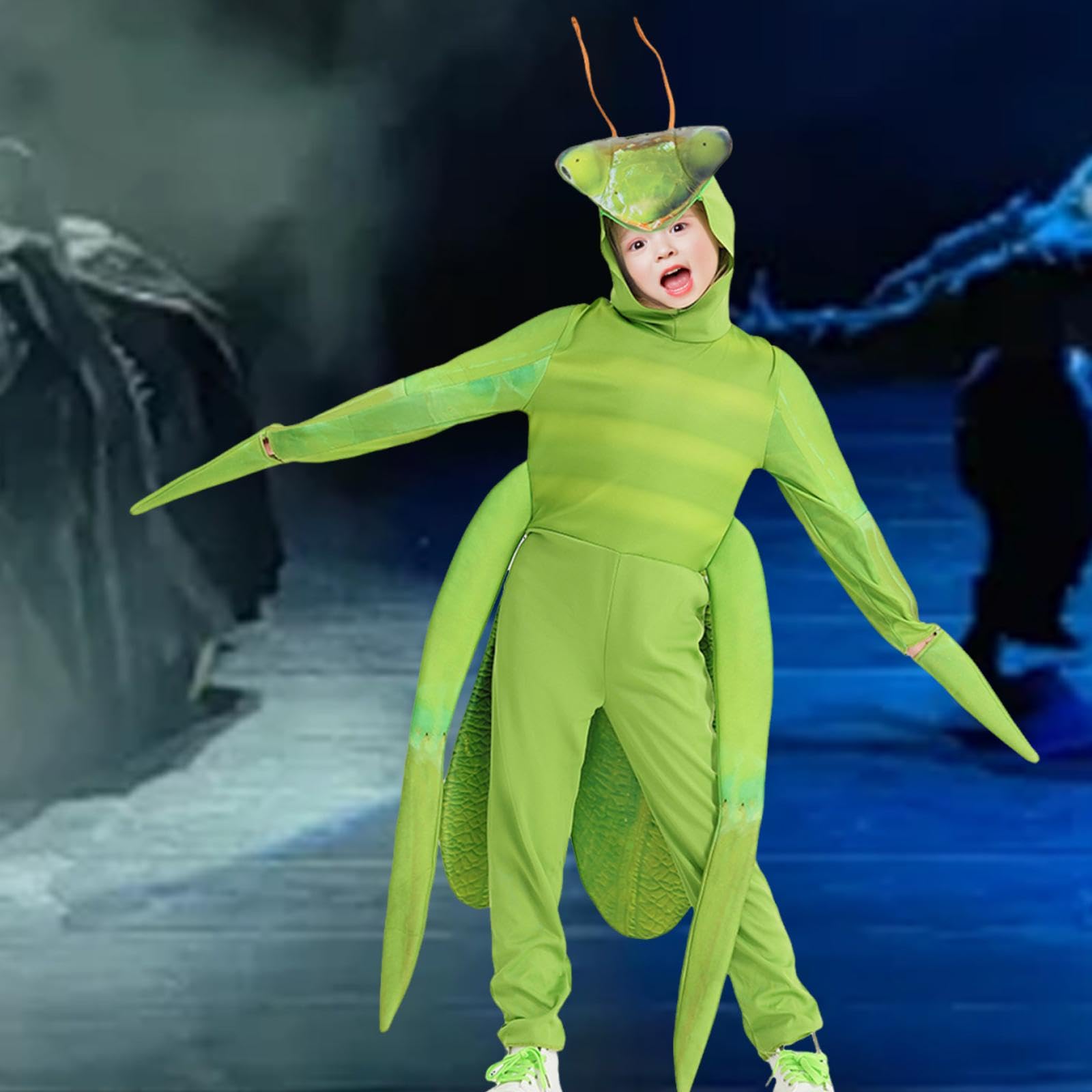 F Fityle Costume da mantide Oggetti di Scena Carini Abito da mantide per Giochi di Ruolo di Carnevale Spettacolo di Articoli per Feste, m