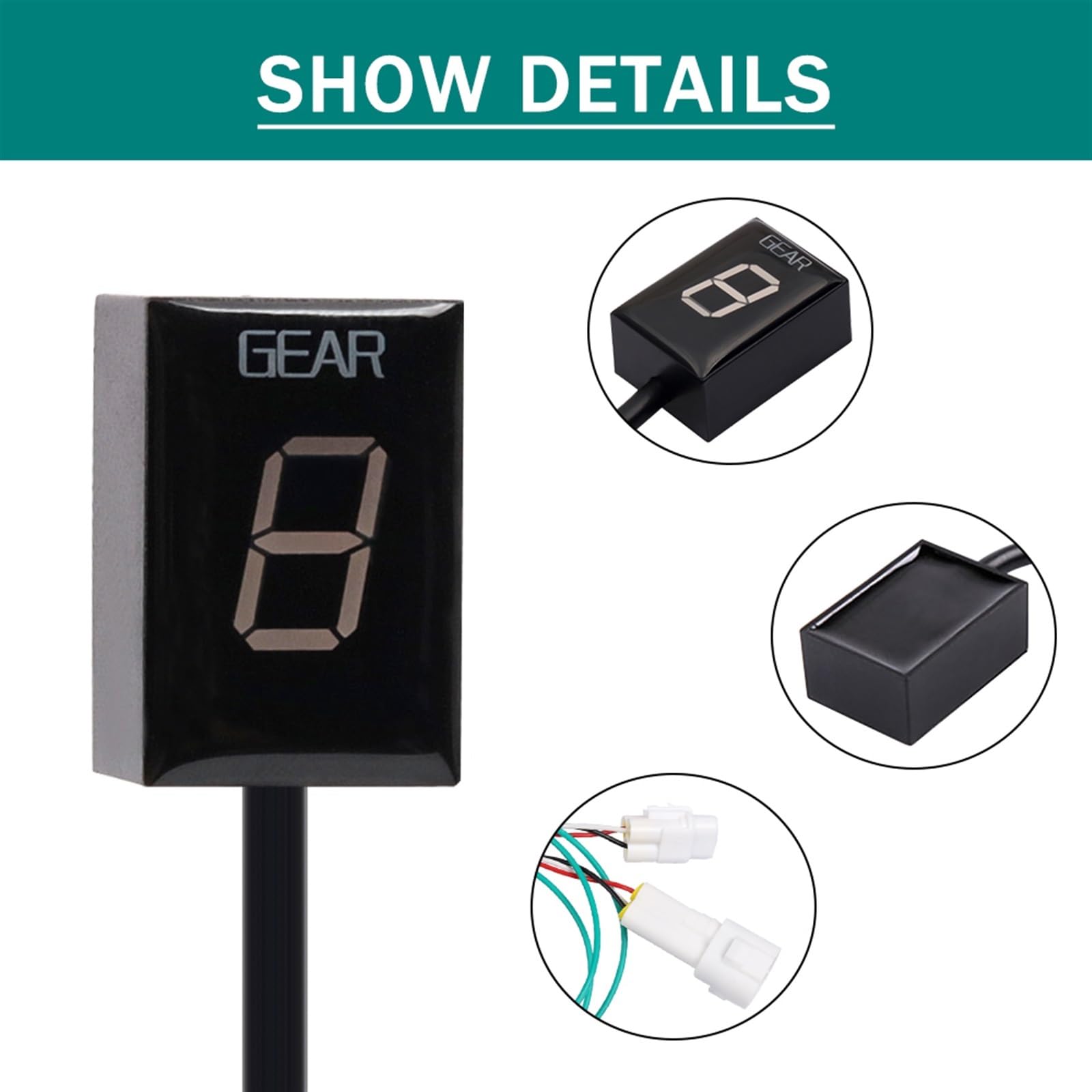 For 690 Enduro 2015 Duke690 690 Duke 690 2008 2009 2010 2011 2012 Moto Indicatore di Marcia Accessori Display della Marcia Meter Indicatore di marcia per moto(Bracket-Black)