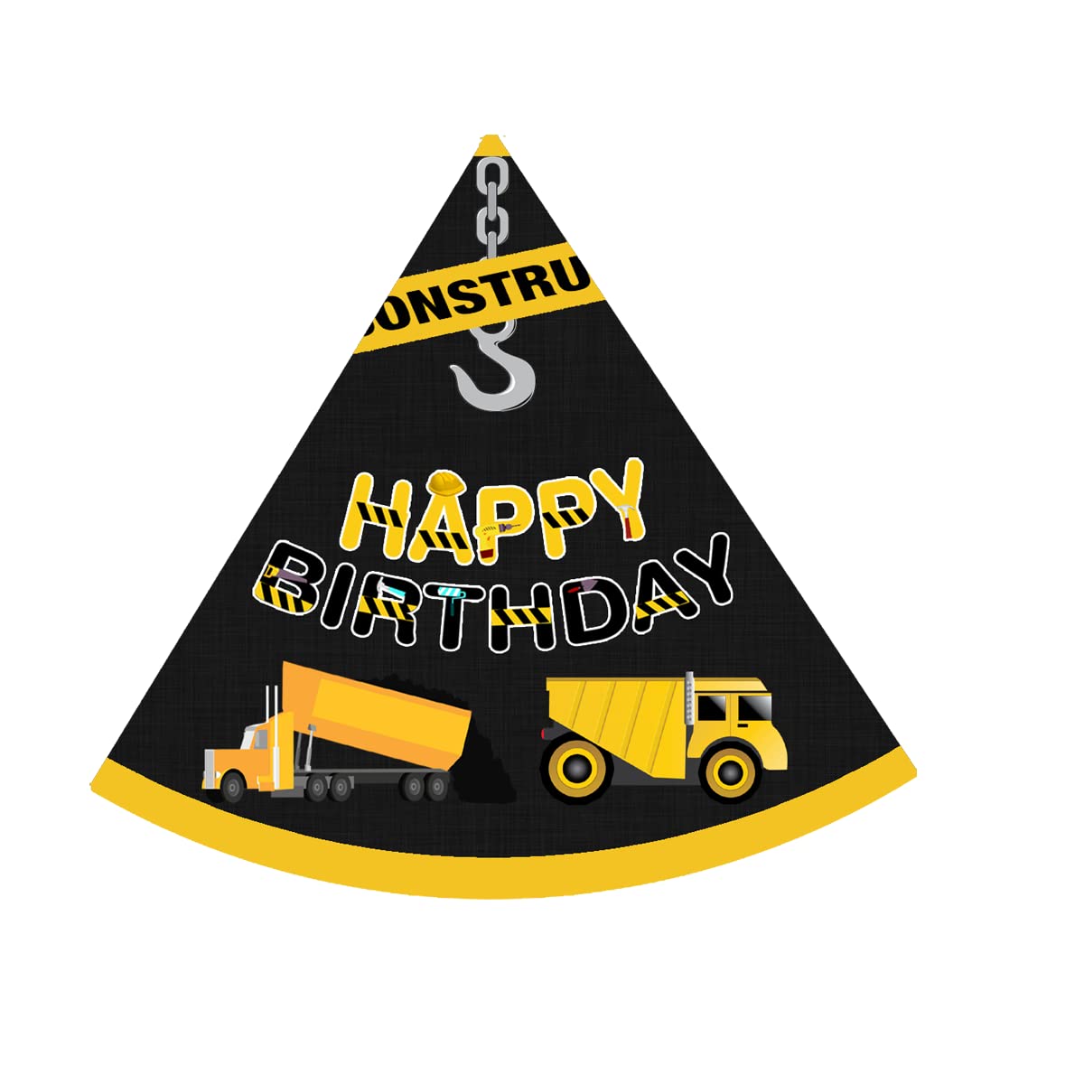 WoW Party Studio Construction Theme Happy Birthday Party Hats/Caps (10 Pcs) (B09SFSHGB8) Amazon Price History, Amazon Price Tracker