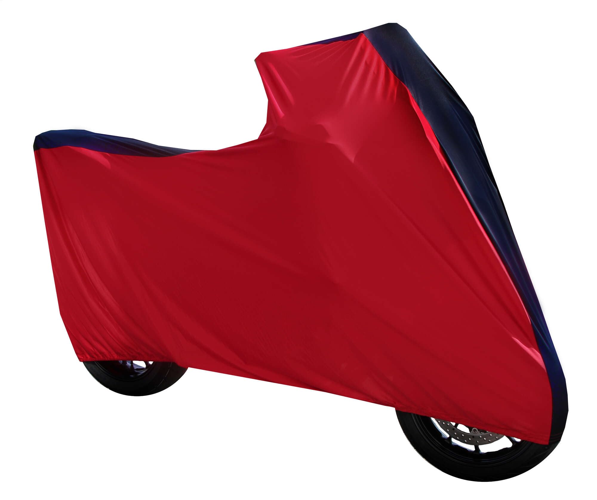 ROYAL - Funda protectora para moto, 200 x 90 x 120 cm, impermeable, transpirable, para scooter, enduro, personalizada, de viaje, deportiva, chopper, rojo, resistente al invierno, diseño robusto