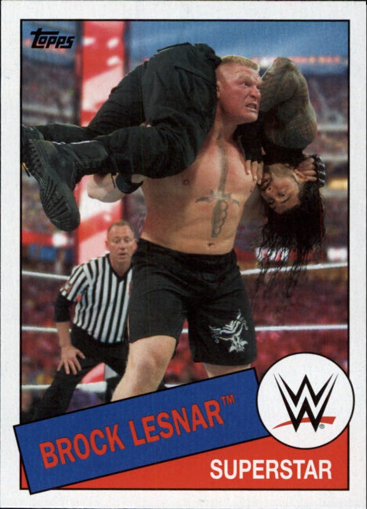 Amazon.com: 2015 Topps Heritage WWE #66 Brock Lesnar