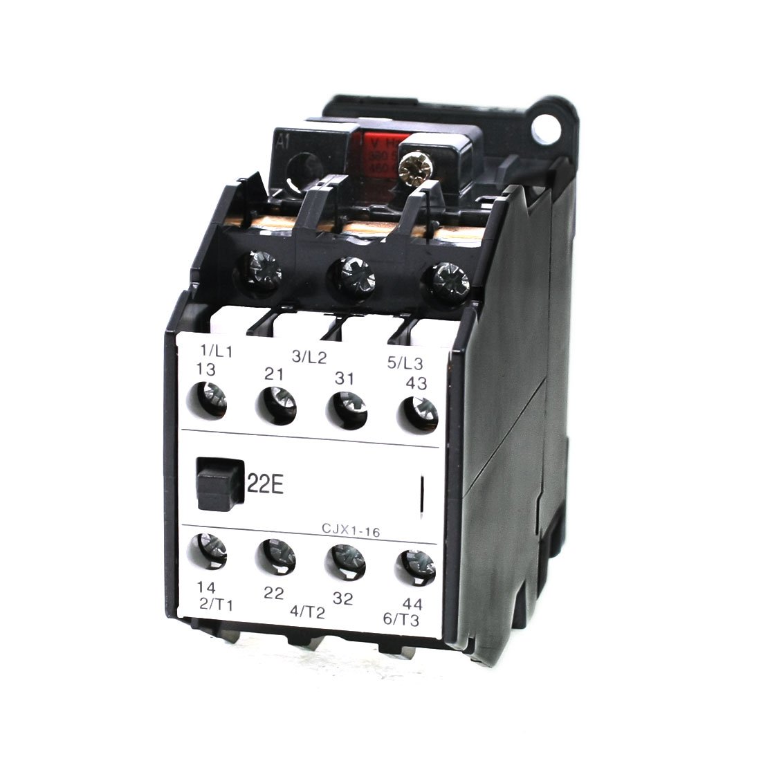 Aexit 660V 31.5A Distribution electrical 3 Poles 35mm DIN Rail Mounting 2NO+2NC AC Contactor CJX1-16/22