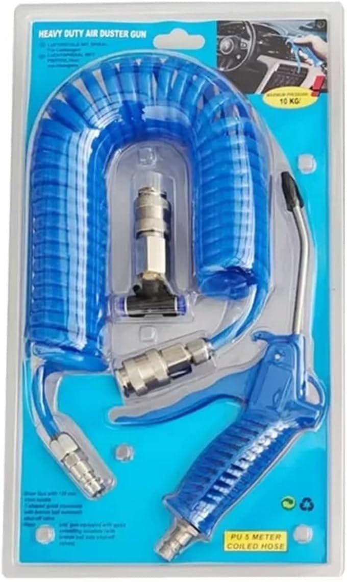 plumbify store Air Blow Gun Blowing Guns Hand Held Pneumatic Cleaning Tool Dust Spray Port Duster Clean Multi-Purpose(Air dust gun set)
