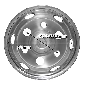 メッキホイールリムカバー　16インチ Amazon | トラック用 汎用 ホイールライナー 16インチ 6穴
