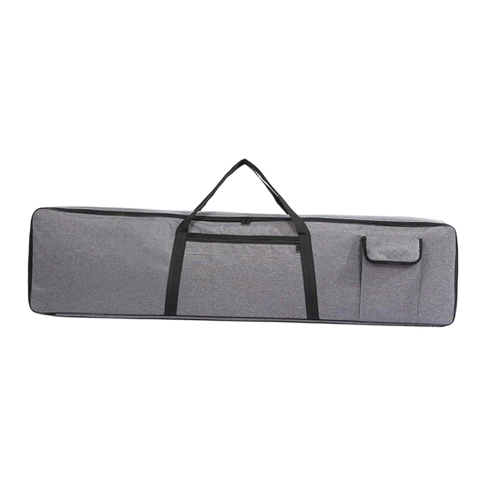 Funda para Teclado Electrónico con Manija Reforzada Bolsa Externa Diseño Acolchado y Doble Cremallera Suave Impermeable y Resistente a Golpes, 88 Keys S