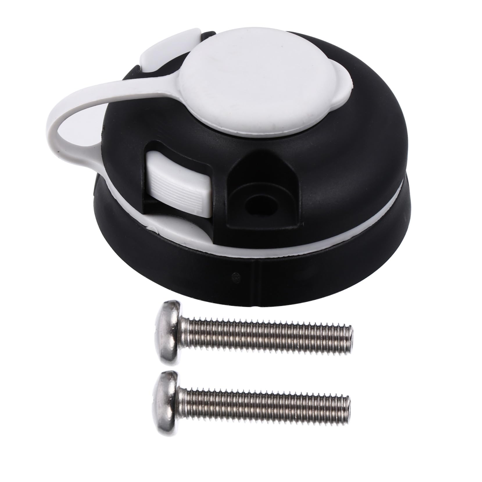 Base de Montaje Redonda para Kayak, Accesorio para Soporte de Caña de Pescar, Material Resistente Tornillos, Compacto y Portátil, Adecuado para Pesca en Bote y Canoa