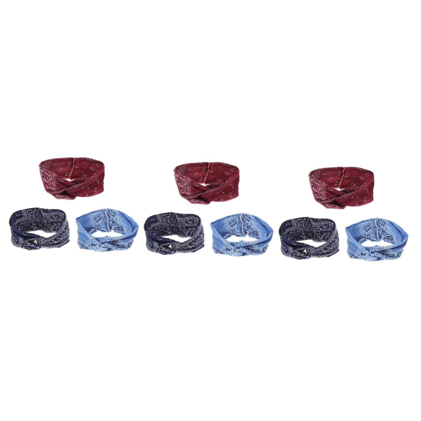 FOMIYES 3 Set Di Fasce Elastiche E Robuste Per Con Stampa Floreale in Stile Bohémien Comode Per Yoga Corsa E Sport 3 Pezzi*3