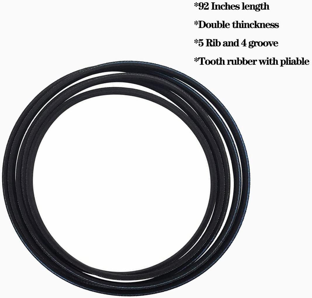 Dryer Repair Rollers Kit for Samsung DV42H5200EW/A3 DV42H5200EP/A3 DV45H7000EW/A2 DV45H7000EP/A3 DV48H7400EWA2 DV50K7500EV/A3, DC97-16782A Roller DC93-00634A Idler Pulley 6602-001655 Belt Replacement.