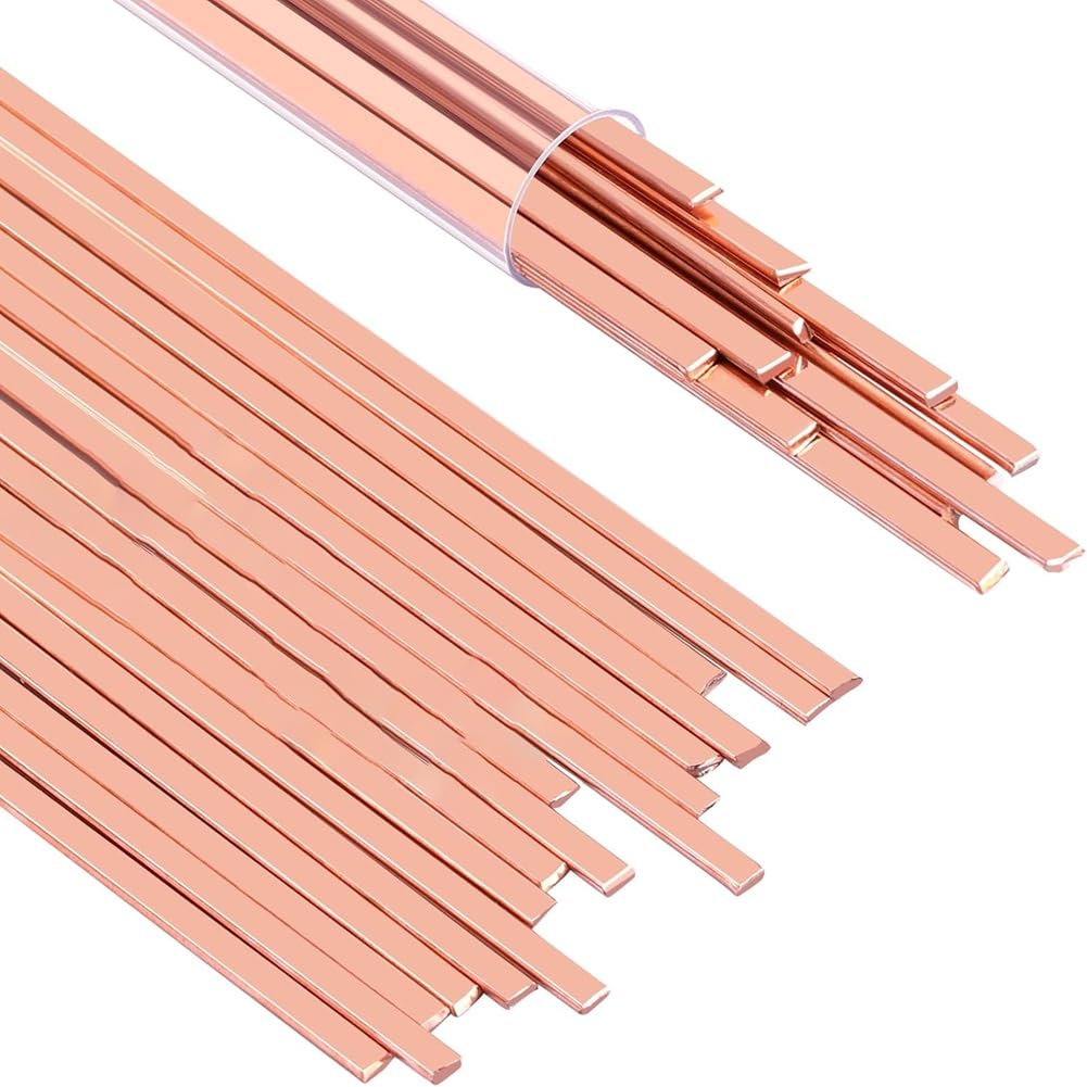 Littimoon Welding Rods 15 Sticks Brazing Rods, for Air Conditioning, Refrigerator, Cold Storage, HVAC Unit Industrial Grade