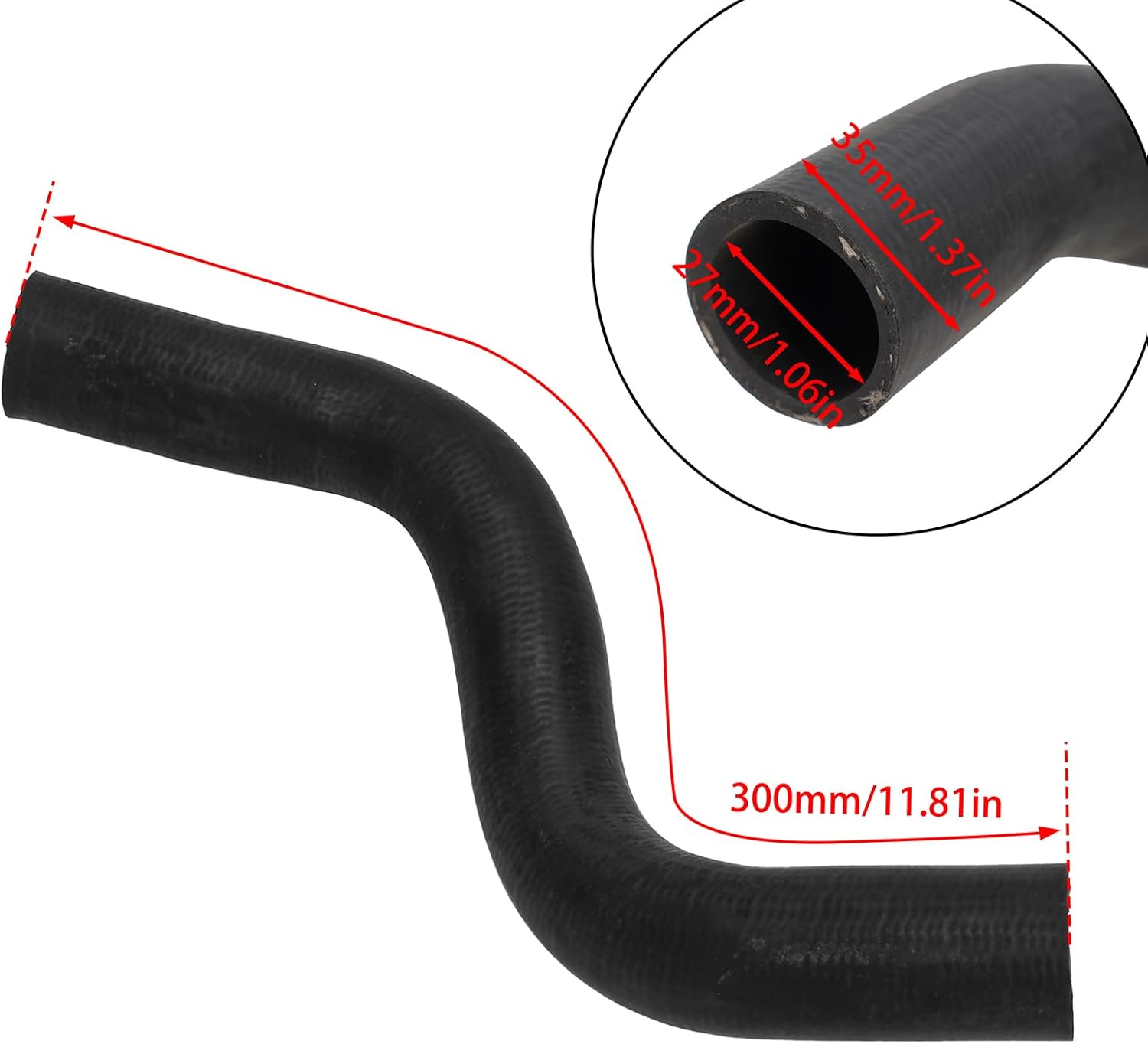 Lower Radiator Hose Compatible with Honda VT600C Shadow VLX,VT600CD Deluxe 1993-2007