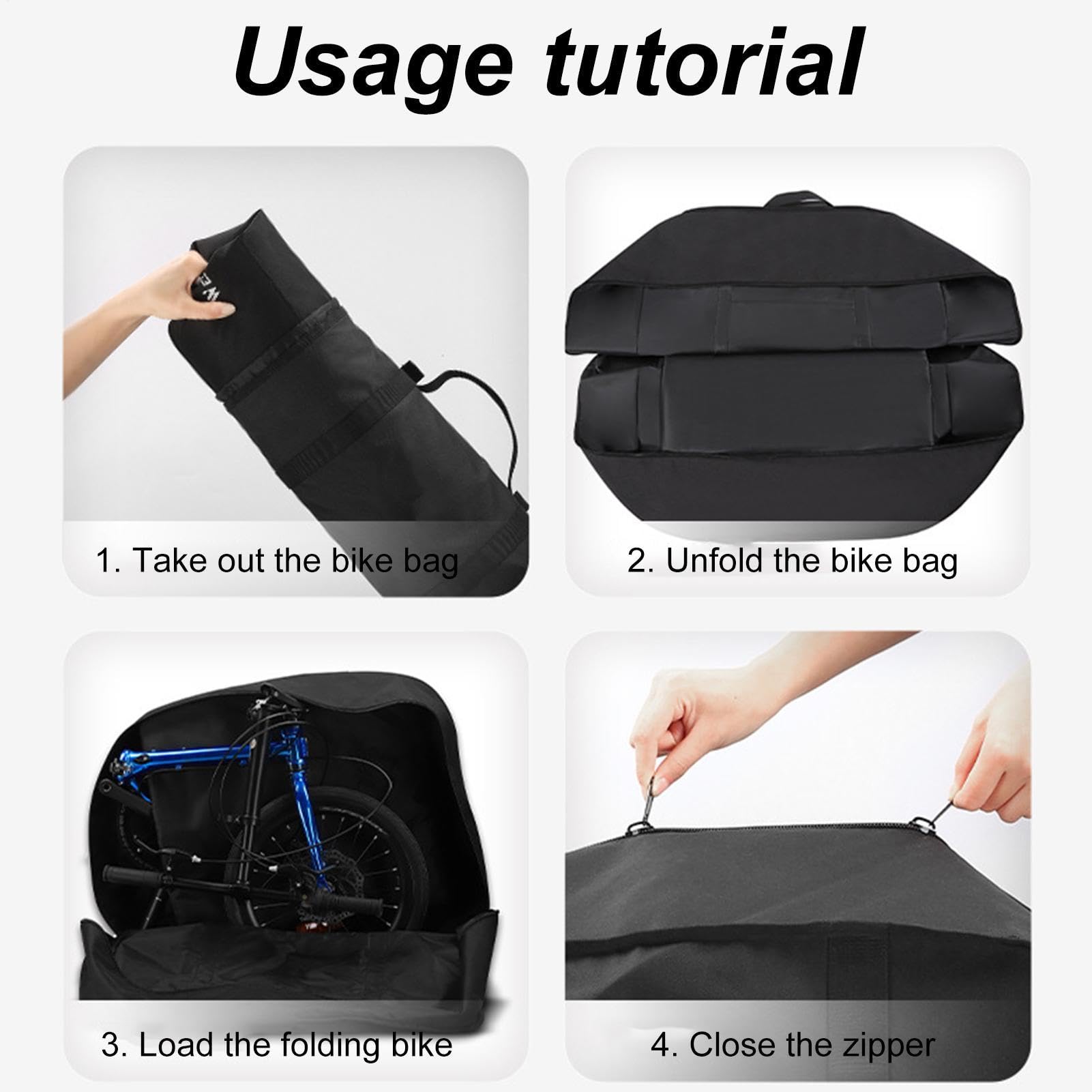 Estuche De Embalaje Portátil Para Bicicletas: Saco De Transporte
