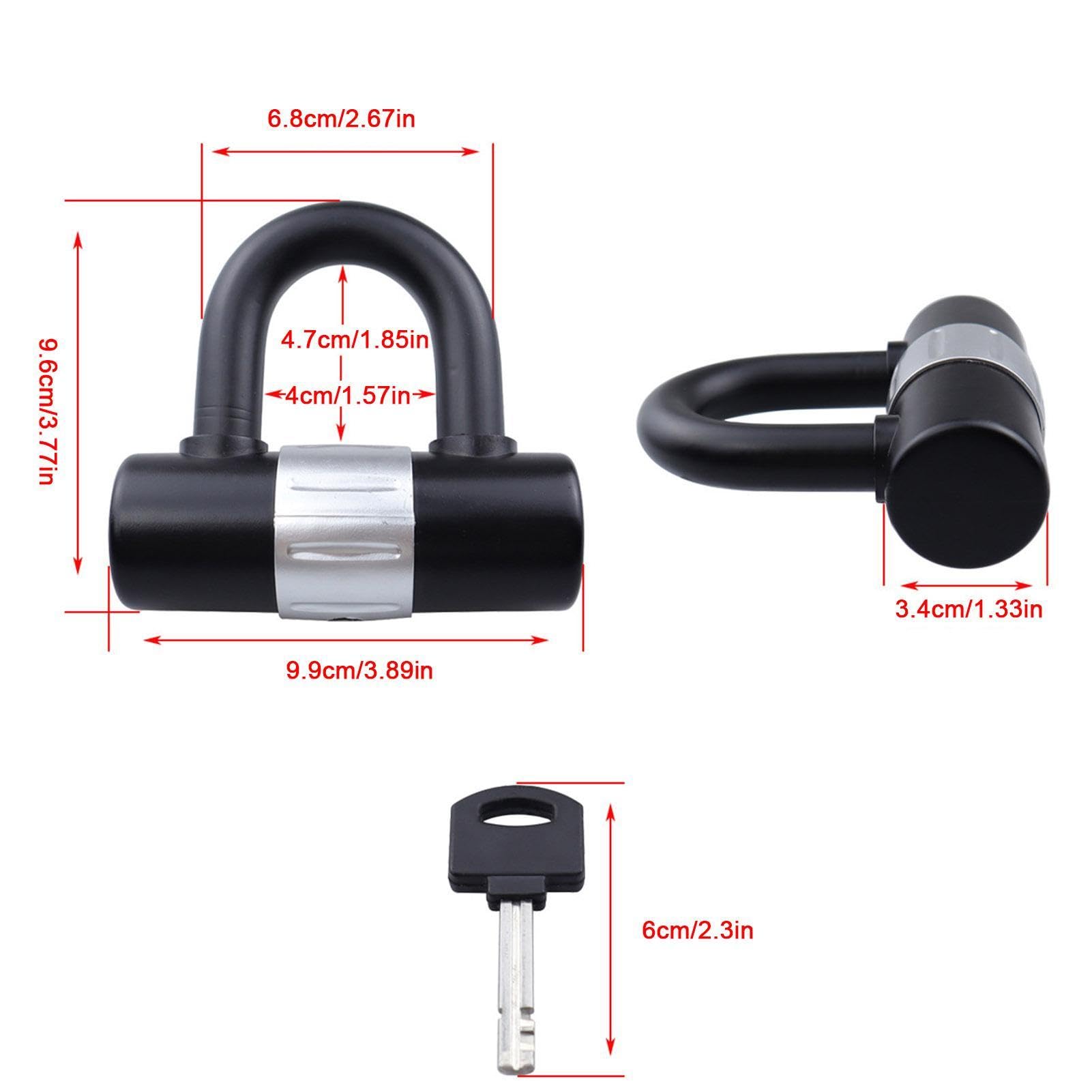 Amazon.co.jp: U Lock - 盗難防止ディスクブレーキセキュリティロック